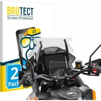 BROTECT - Screenprotector voor KTM 1290 Super Adventure S / R 2021 - Folie Beschermfolie transparant 2 Stuks