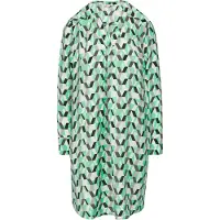 s.Oliver Jurk lichtgrijs / lichtgroen / zwart / offwhite