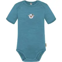 Normani Rompertje/body 'Tauranga' blauw / gemengde kleuren