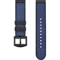 Strap-it Nylon hybrid bandje - geschikt voor Xiaomi Watch S1 (Active/Pro) / Watch 2 Pro / Watch S3 / Mi Watch / Amazfit GTR 47mm / Amazfit Balance / Bip 5 - blauw