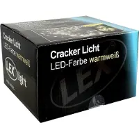 Mojawo 384-delige kerstverlichting met LED's, geschikt voor binnen- en buitengebruik, warm wit licht