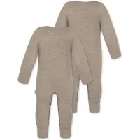 Normani Rompertje/body 'Tangoio' beige / beige gemêleerd / groen / wit