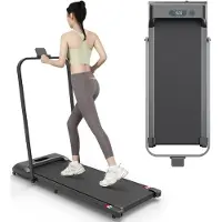 Viking Choice Walking Pad Grijs - Inklapbare Loopband Elektrisch tot 10 km/u -
