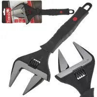 Tvardy Verstelbare moersleutel - extra brede bek - 0-60 mm - ergonomisch - CrV staal