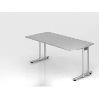 Hjh OFFICE PRO NANO 16 S - 160 x 80 Grijs/Zilver