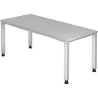 Hjh OFFICE PRO QUEO 19 S - Grijs 180 x 80 Tafelhoogte I In hoogte verstelbaar