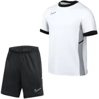 Nike Academy 25 Trainingsset Wit Zwart Grijs
