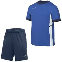 Nike Academy 25 Trainingsset Kids Blauw Donkerblauw Wit