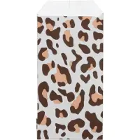 Rotim 200x Papieren Zakjes Leopard 7x13cm
