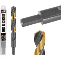 Tvardy Metaalboor - HSS 22 mm - Zwart & Goud - TiN Coating - Lange Levensduur