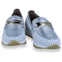 Scapa Dames Mocassin Wit/zilver | Maat: 39