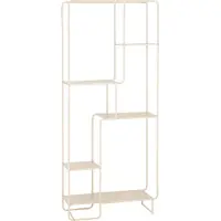 Mica Decorations Jules Open kast - L76 x B30 x H178 cm - Metaal - Lichtbruin