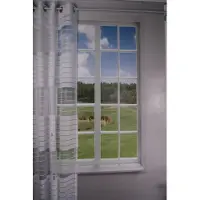 2lif Sevilla gordijn off-white 140 cm x 260 cm burn-out curta