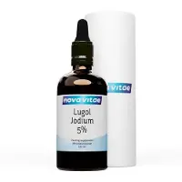 Nova vitae - Lugol Jodium 5% - Iodine - Vloeibaar - 100 ml - 2000 druppels