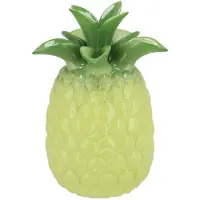 DK Design Bloemenvaas Tropical Pineapple - ananas vaas - groen - D18 x H28 cm