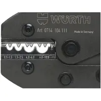 Würth - Krimptang Voor niet-geïsoleerde connectoren - Krimptang Voor niet-geïsoleerde connectoren x 1 st