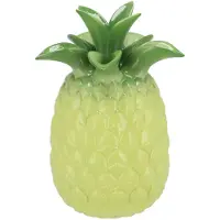 DK Design Bloemenvaas Tropical Pineapple - ananas vaas - groen - D16 x H22 cm