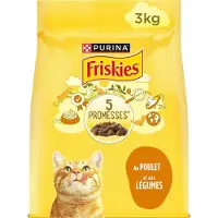 Friskies 4x droogvoer voor katten - kip & groenten - 3000g