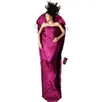 Cocoon - MummyLiner Silk Economy Line - Reisslaapzak 241 x 90/56 cm, purper