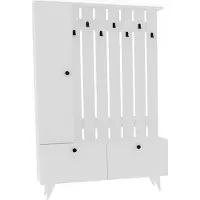 Skye Decor Halmeubel Inaya | spaanplaat wit 112x170x35 cm ladekasten | NADUVI