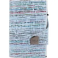 Tru Virtu Click & Slide creditcard etui RFID leer 6,5 cm blauw