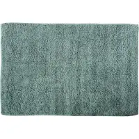 MSV Badkamerkleedje/badmat voor op de vloer - grijs - 45 x 70 cm - Badmatjes