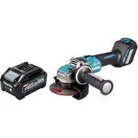 Makita GA 041 GM1 Accu haakse slijper 40 V max. 125 mm X-LOCK Brushless + 1x oplaadbare accu 4.0 Ah - zonder lader