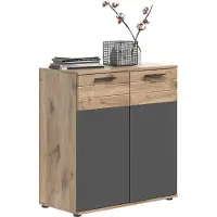 GuenstigEinrichten Mason dressoir 2 deuren eik decor.