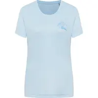 Jack Wolfskin Peak Graphic T-shirt Met Korte Mouwen Blauw L Vrouw