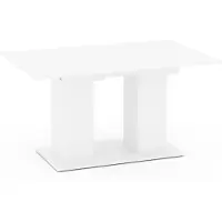 Vicco Eettafel Dix, Wit, 140-180 x 90 cm