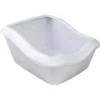 Trixie Kattenbak Cleany Cat Met Rand Wit - 54X45X29 CM