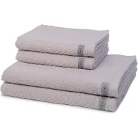 Ross Dames en Heren 2 X handdoek 2 X douchehanddoek - in set Smart