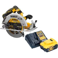 DeWalt DCS 573 P1 Accucirkelzaag 18 V 190 x 30 mm borstelloos + 1x accu 5.0 Ah + lader