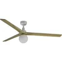 Faro Klim Plafondventilator White | Pine | L (Ø150cm) | With light (E27)
