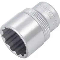 Hazet Dopsleutel 880Z-18 · 3/8 inch (10 mm) vierkant hol · Buitentwaalfkant tractieprofiel · SW 18 mm
