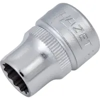 Hazet Dopsleutel 880Z-9 · 3/8 inch (10 mm) vierkant hol · Buitentwaalfkant tractieprofiel · SW 9 mm