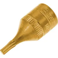 Hazet Dopsleutelbit 8502-T10 · 1/4 inch (6,3 mm) vierkant hol · Binnen-TORX-profiel · SW T10