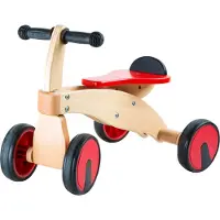 Small Foot - Houten Loopfiets Racer Rood