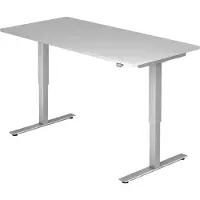 Hjh OFFICE PRO XMST 16 S - Grijs 160 x 80 Tafelhoogte I Elektrisch in hoogte verstelbaar