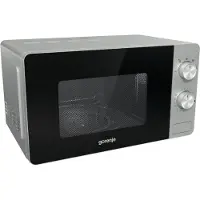 Gorenje MO20E1S, Mimo-serie, losstaande magnetron, 20 liter, 800 watt, draaibaar, zwart, roestvrij staal