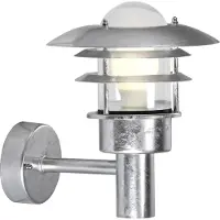 Nordlux Lønstrup 22 Verzinkt 71431031 Wandlamp E27 Verzinkt