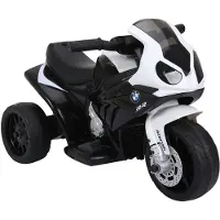 Aosom Elektrische kindermotor motorfiets driewieler kindervoertuig licentie van BMW 18-36 maanden
