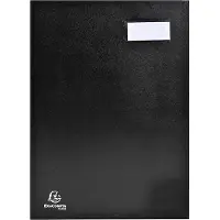 Exacompta Handtekenmap Directie met harmonicarug - 12 indelingen - Zwart - 24121E