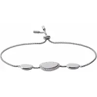 Skagen Dames Staal Glass Stone One Size Zilver 32019236