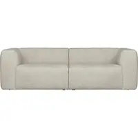 Woood Bean 3,5-Zits Bank - Melange - Naturel - 73x242x96