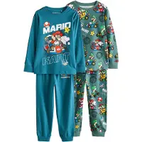 Next Nachtkledij blauw / groen / rood / wit