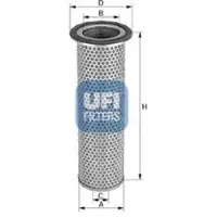 Ufi 27.222.00 Luchtfilter