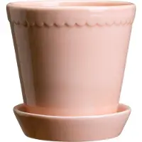 Bergs Potter Helena Pot Quartz Rose 18 Cm - Bloempotten Keramiek Rose Quartz - HCQ18S