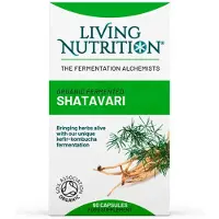 Living Nutrition Gefermenteerde Shatavari Capsules - Bio Organic - - 100% Biologisch supplement - 60 capsules