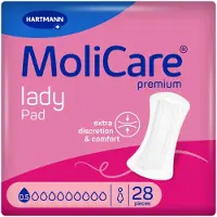 Molicare 2x Premium Lady Pad 0,5 Druppels 70 ml Absorptie 28 stuks